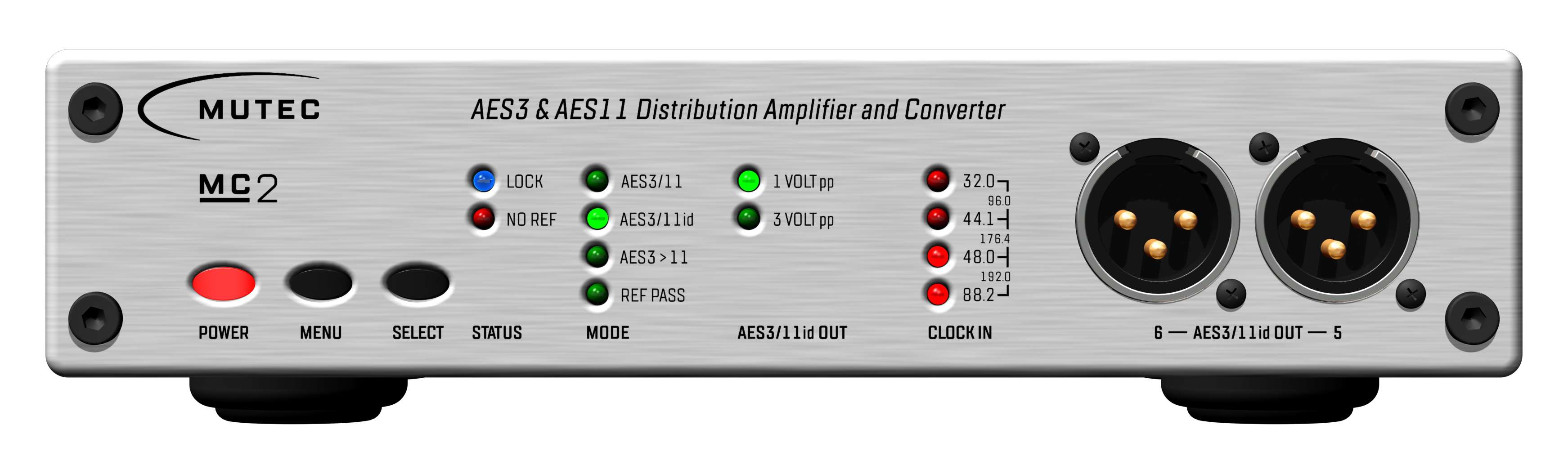 MC2 AES3 & AES11 Distribution Amp and Converter TransAudio Group